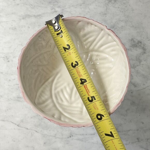 Vintage Kitty Cat Gray Tabby Kitten Yarn Ball Holder Bowl OCI Fitz & Floyd FLAWS - Picture 10 of 15